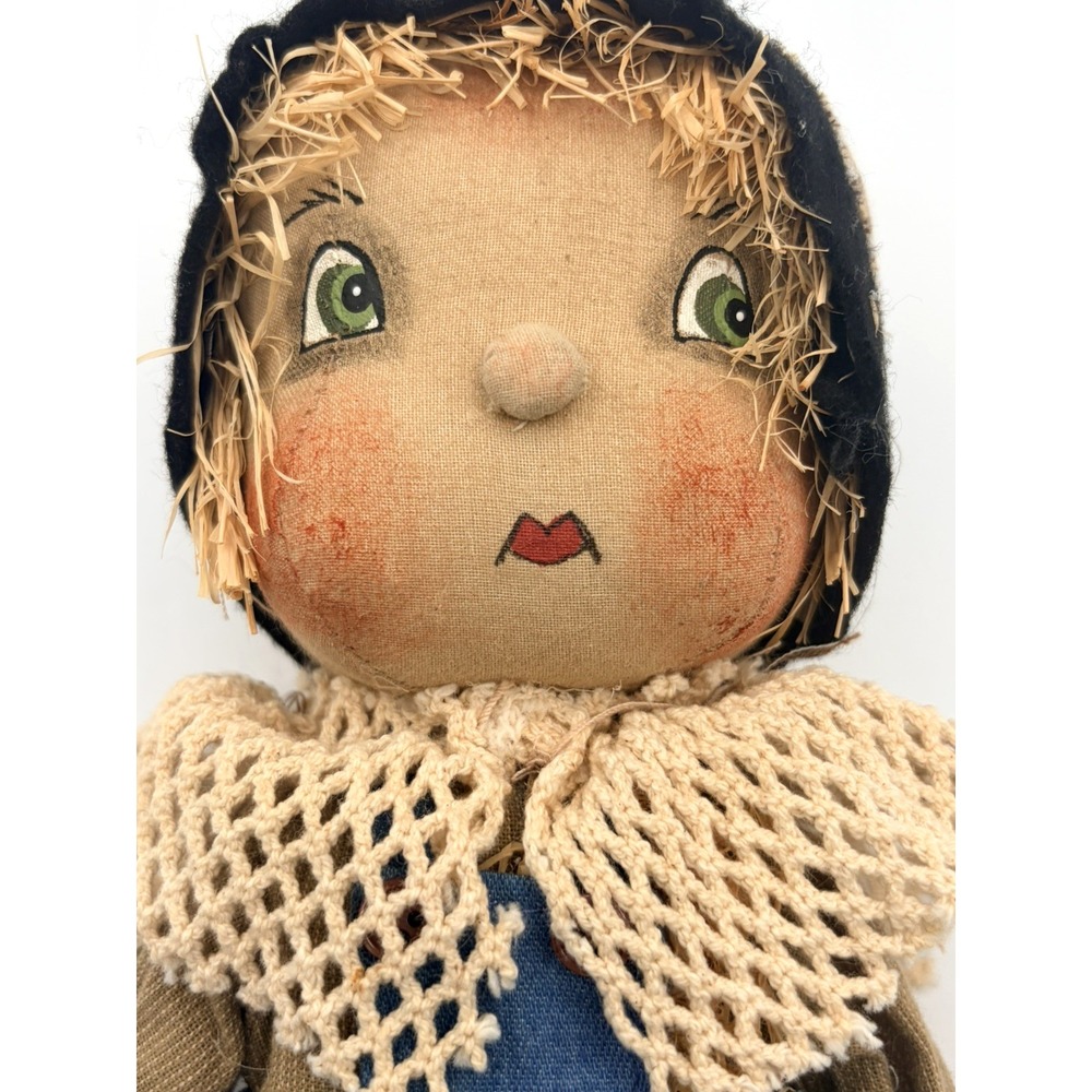 Joe Spencer Gathered Traditions Willis Scarecrow Halloween Decor 14" G20